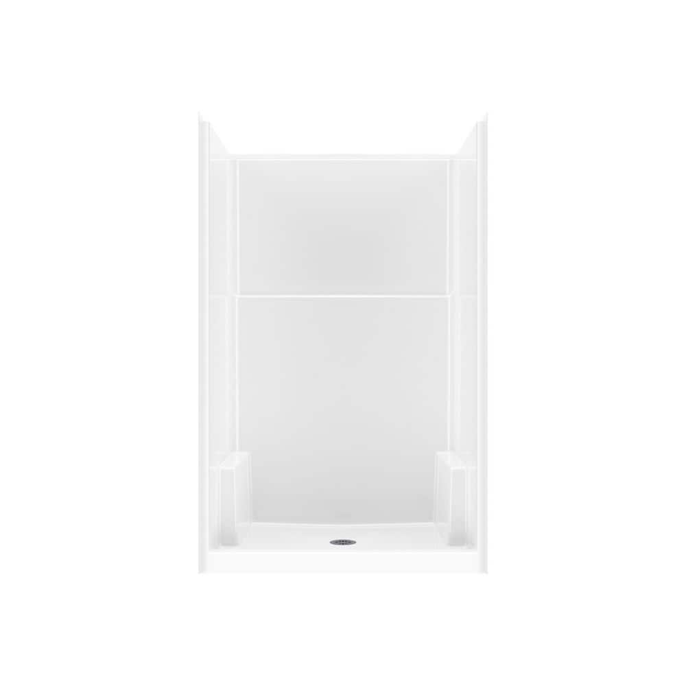 Reviews for Aquatic Icon SH4836 AcrylX Alcove Center Drain 1-Piece ...