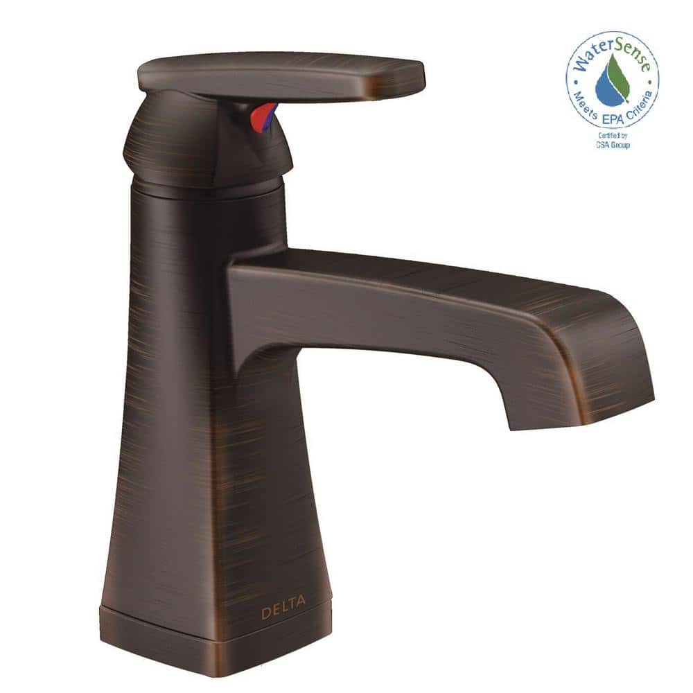 Eco-Friendly Venetian Bronze Single Hole Modern Bathroom Faucet