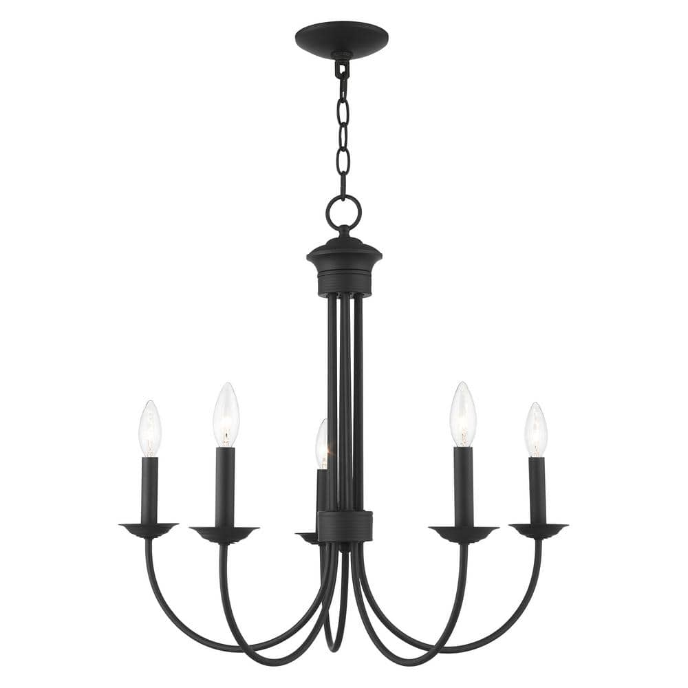 Novelbright『Chandelier』 AVIANCE LIGHTING Abbotsford 5-Light Black Chandelier HD68902