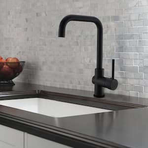 Black Single-Handle Sprayer Kitchen Faucet Stainless Steel Faucet