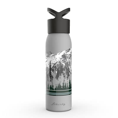 Aoibox 40 oz. Iced Breeze Stainless Steel Insulated Water Bottle (Set of 1)