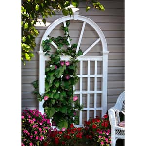 49"L x 84"H Vienna Vinyl Trellis, White, VA68203