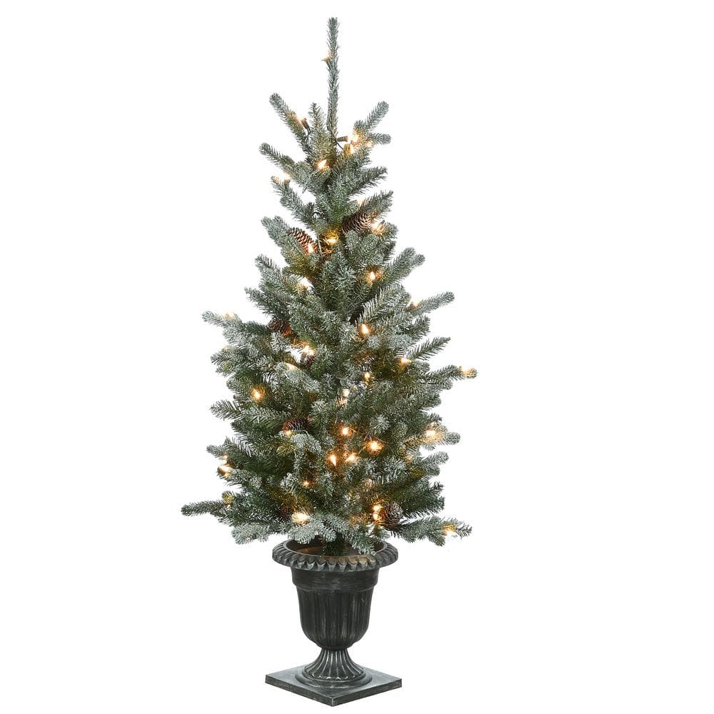 4 ft. Snowy Morgan Spruce LED Artificial Christmas Tree with Twinkly Lights price history on PriceWatchPro