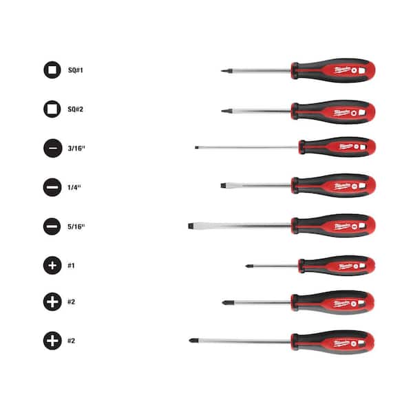 15 in. Packout Tote with Screwdriver Set (8-Piece)