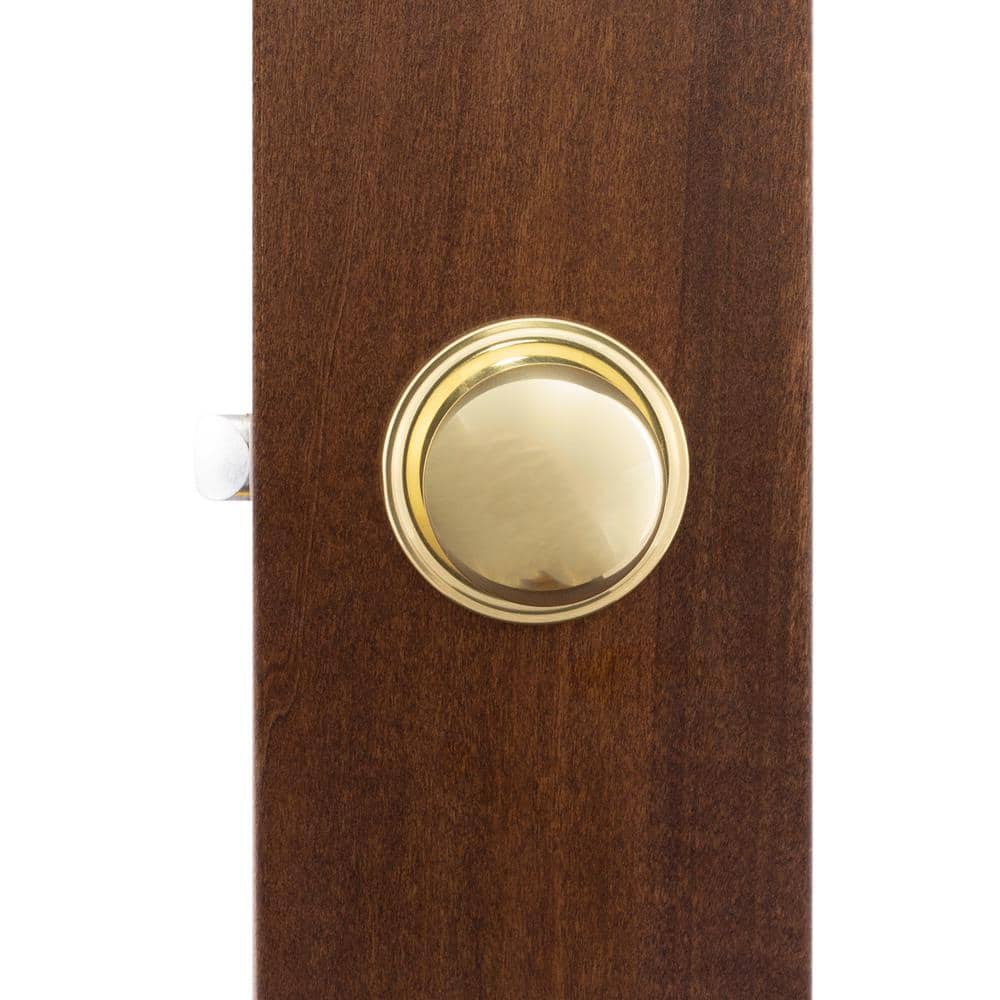 Polished Brass Round Passage Door Knob