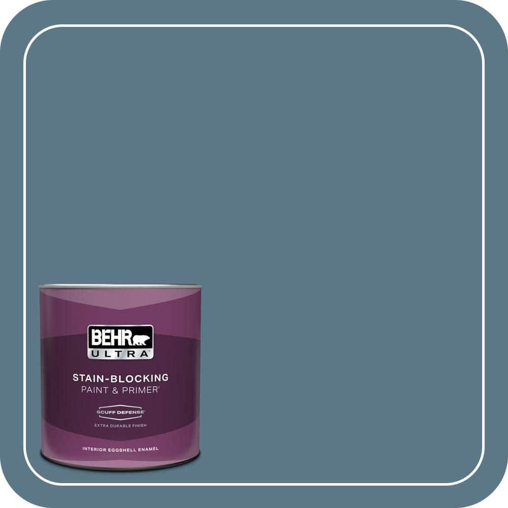 1 qt. #PMD-65 Ocean Shadow Extra Durable Eggshell Enamel Interior Paint & Primer price history on PriceWatchPro