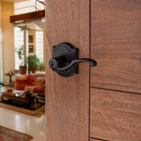 Prestige Madrina Venetian Bronze Entry Door Handle Featuring SmartKey Security
