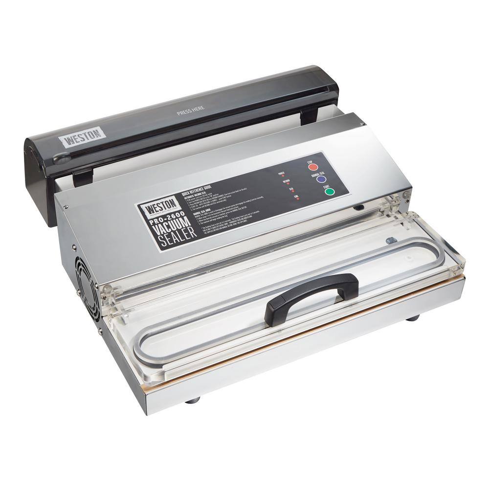 Weston Pro-2600 Stainless Steel Commercial Vacuum Sealer, 16-inch