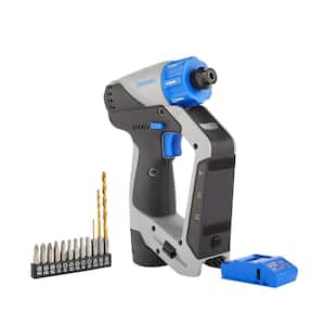 Blueprint 12V Cordless 1/4 in. Drill/Driver with Integrated Stud Finder and Detachable Laser Level