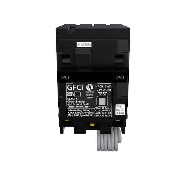 Siemens QPFB 20 Amp 2-Pole GFCI Circuit Breaker Q220GFP - The Home