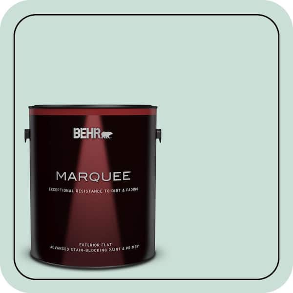 BEHR MARQUEE 1 gal. #M430-2 Ice Rink Flat Exterior Paint & Primer
