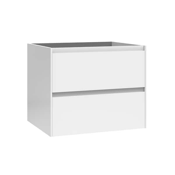 WS Bath Collections Perla 23.1 in. Bath Vanity Cabinet without Top in Glossy White Assembled
