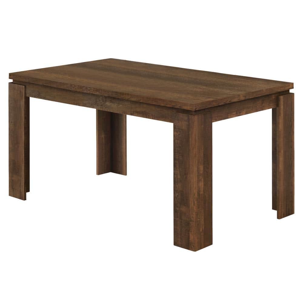 Brown Dining Table Hd1086 The Home Depot
