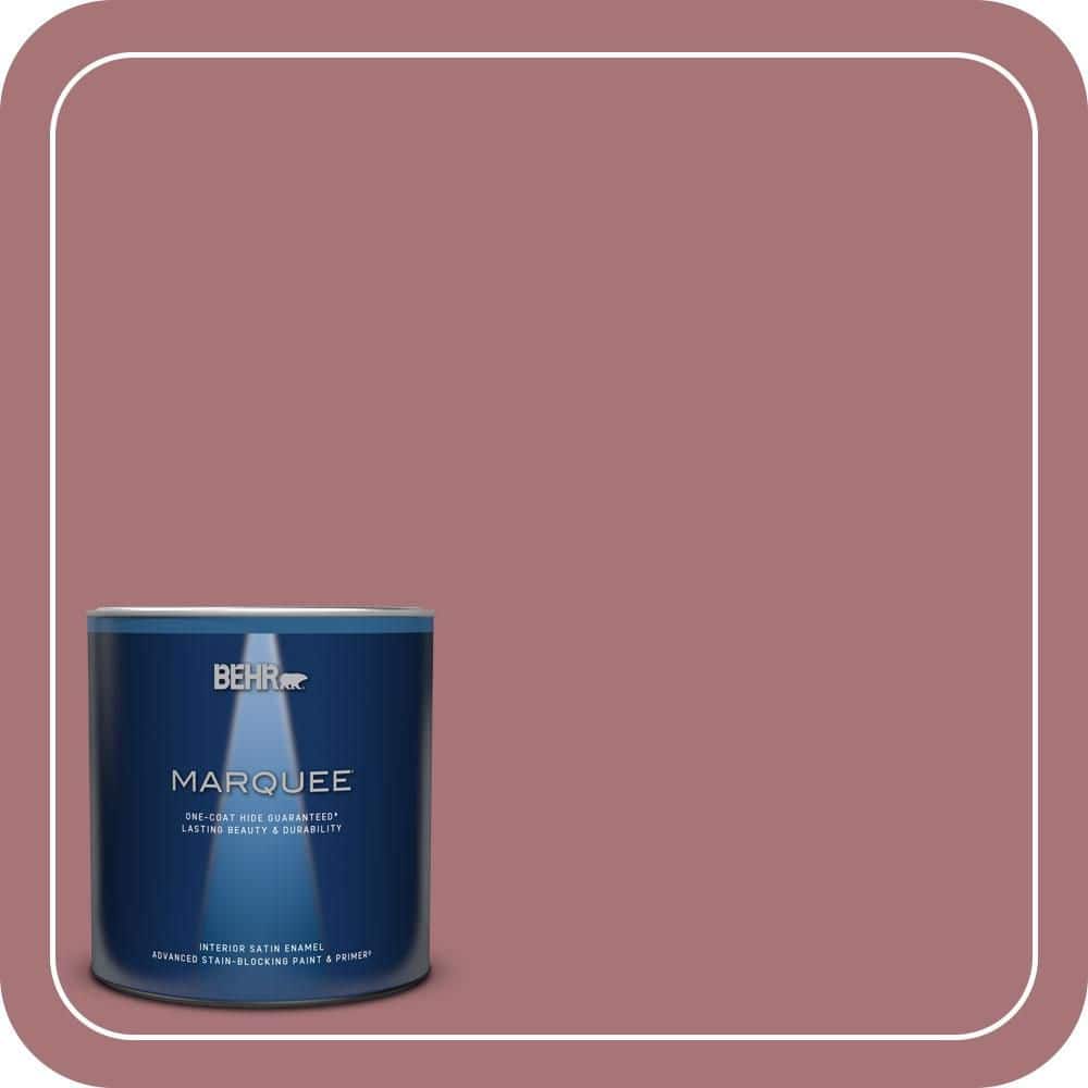 BEHR MARQUEE 1 qt. #S130-5 Heirloom Rose Satin Enamel Interior