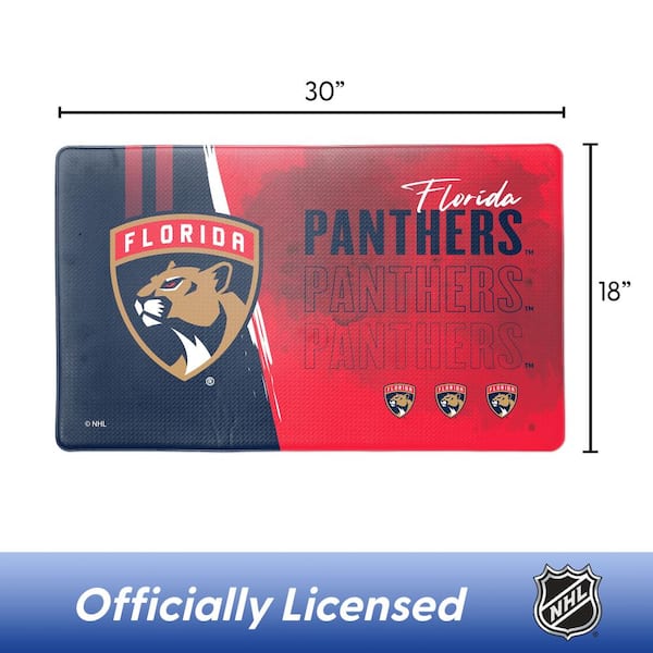 NHL Florida Panthers Painterly Floor Mat 18×30 inches