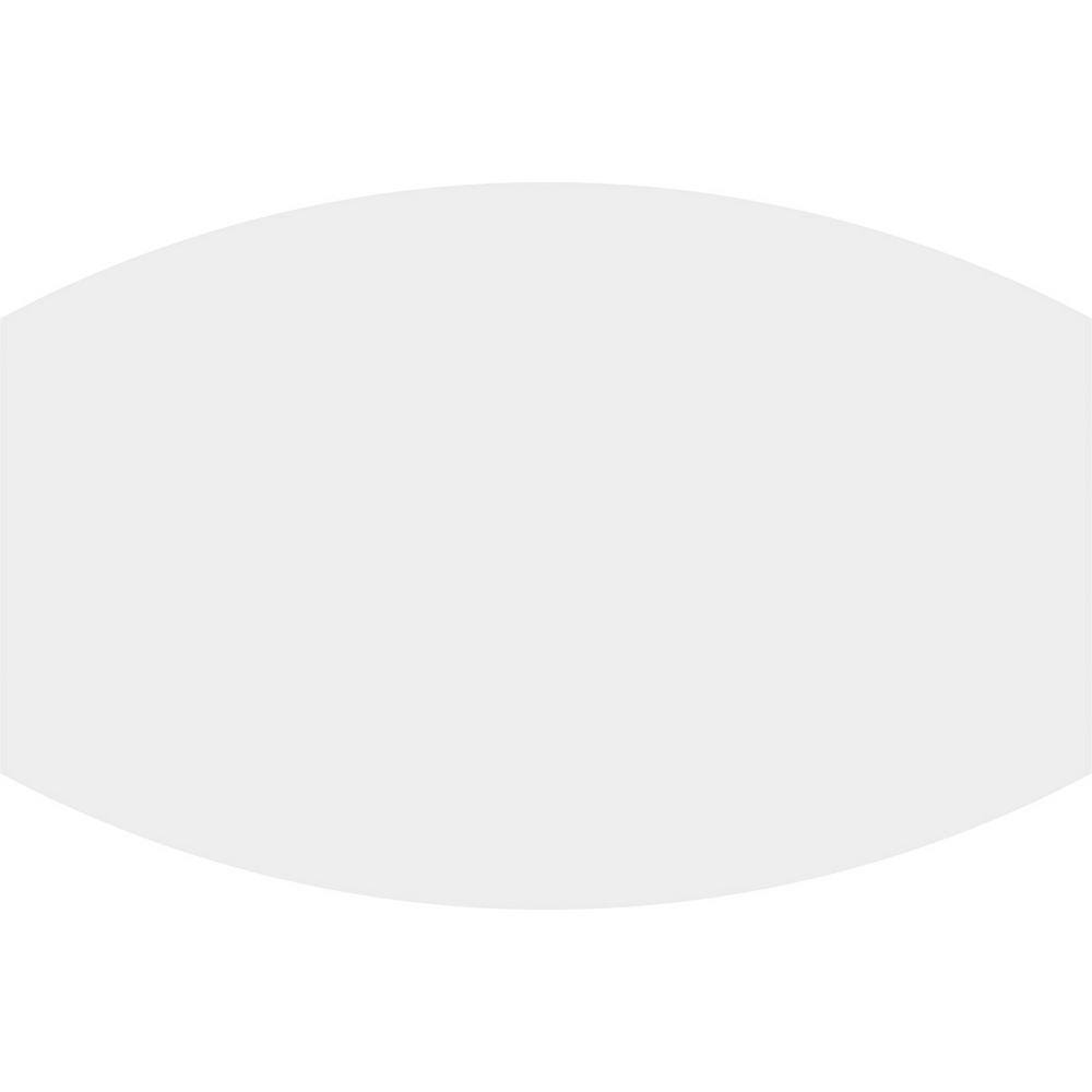 16" White PVC Contemporary Ceiling Medallion