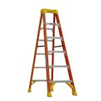 6 ft. Fiberglass Step Ladder ( 10 ft. Reach Height) with 300 lb. Load Capacity Type IA Duty Rating