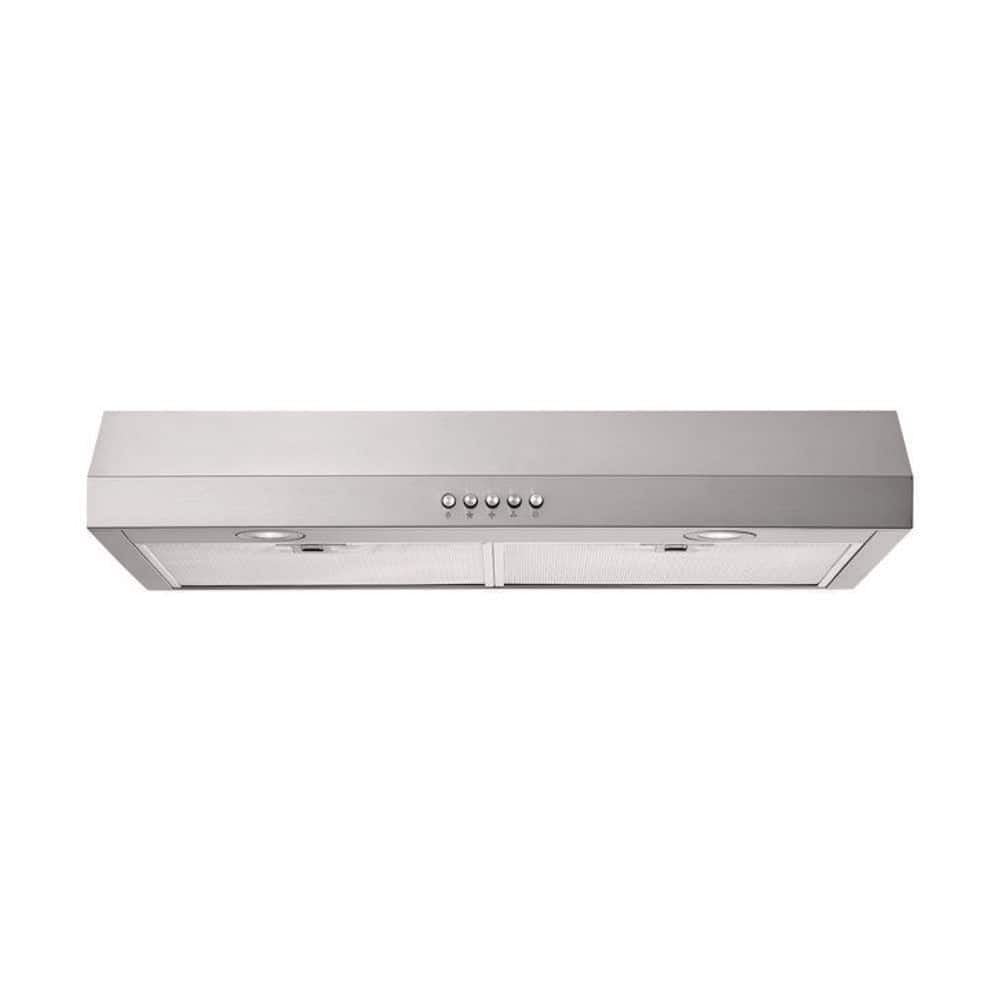 30 in. 320 CFM Convertible Under Cabinet Range Hood in Stainless Steel