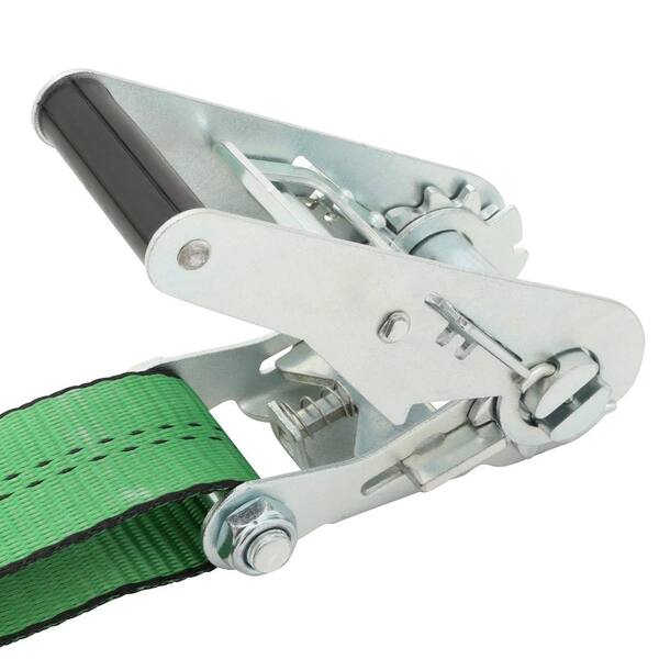 47202 Details about   Keeper Ratchet Tie Down Strap Green  16 ft L 1666 lb 