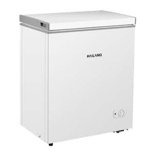 18.7 in., 3.96 cu. ft., Manual Defrost Chest Freezer in White with 1-Pieces Basket