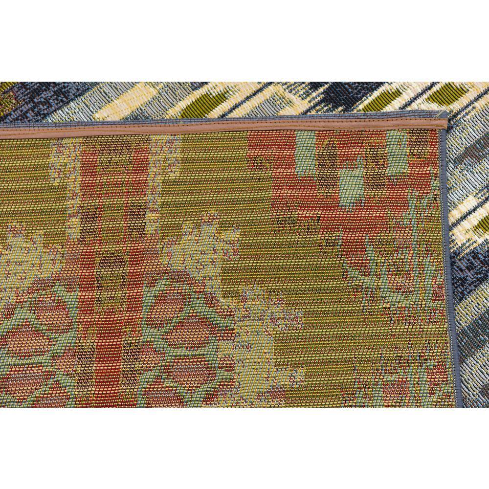 Blue Rectangular Synthetic Outdoor Area Rug 10' x 12'