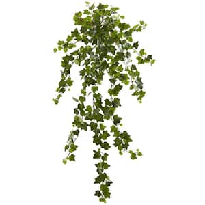 Indoor 36 Curly Ivy Artificial Hanging Plant (Set of 3)
