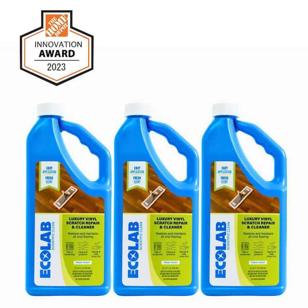 32 fl. oz. LVP Scratch Repair & Cleaner Concentrate, Pro Formula Fixes Scratches, No Rinse, No Residue Build-Up (3-Pack)