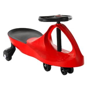 Red Zig Zag Wiggle Ride on Car No Batteries
