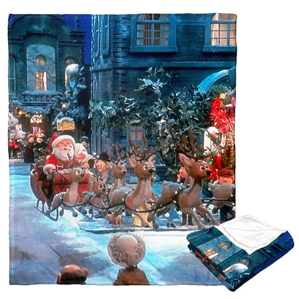 THE NORTHWEST GROUP Wb Year Without A Santa Claus Down Santa Claus Lane Silk Touch Multi-Colored Throw