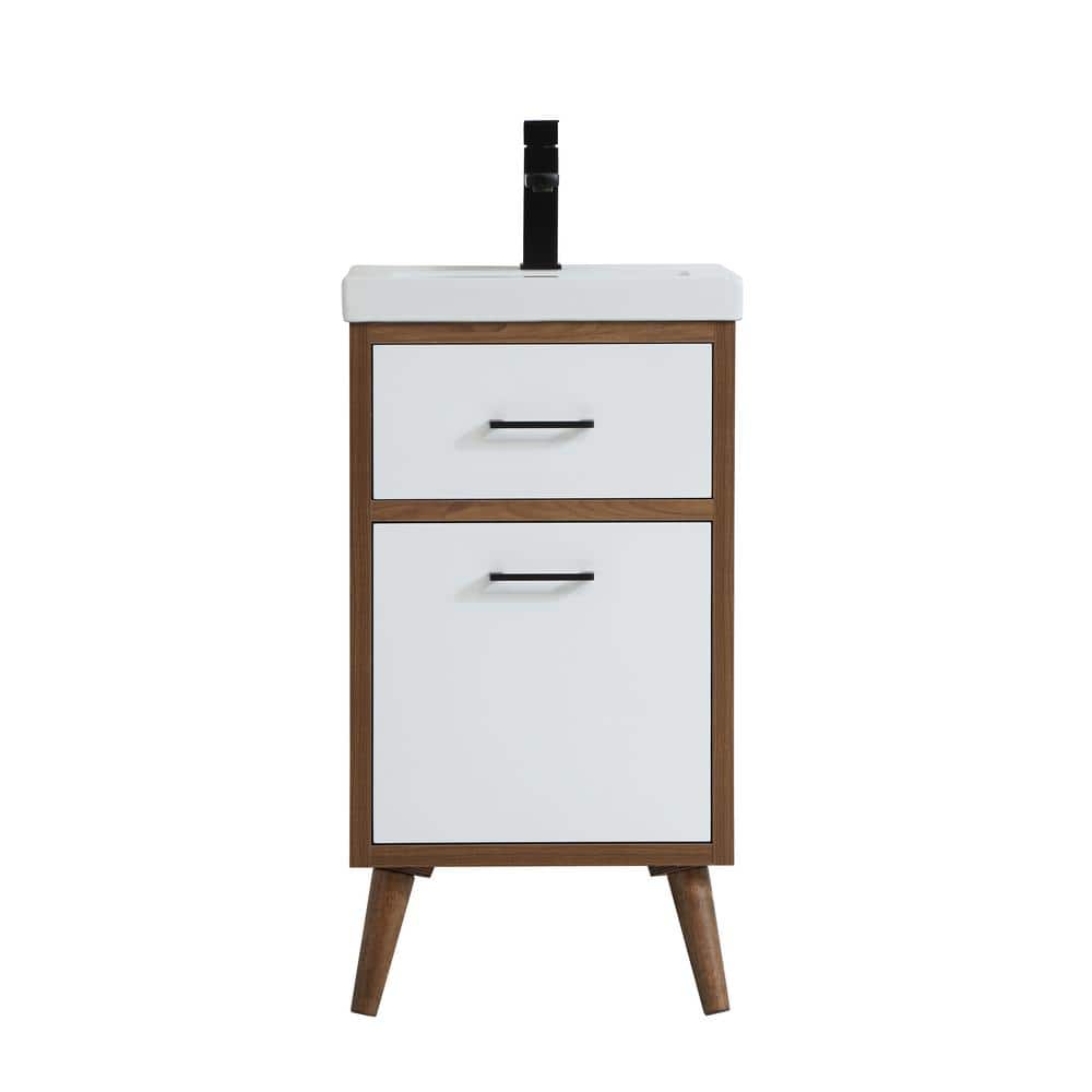 Simply Living 18.11 in. W x 15.16 in. D x 33.46 in. H Bath Vanity in Matte 