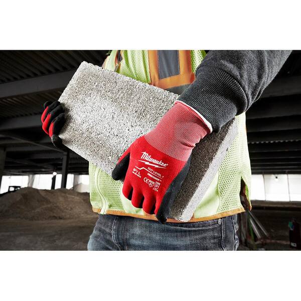 Milwaukee 48-22-8712 Free-Flex Work Gloves, Large (Pack of 2 Pairs)  Black/Red: : Tools & Home Improvement