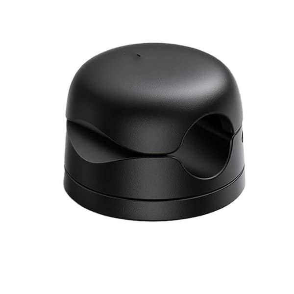 Lukyamzn Rotatable Cord Organizer Clips 360° Swivel Spring Lock Cable Holder No-Residue Adhesive Wire Keeper 6 Pack