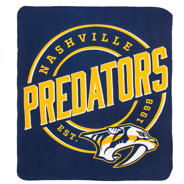 THE NORTHWEST GROUP NHL Predators Multi-Color Campaign Fleece Throw Blanket