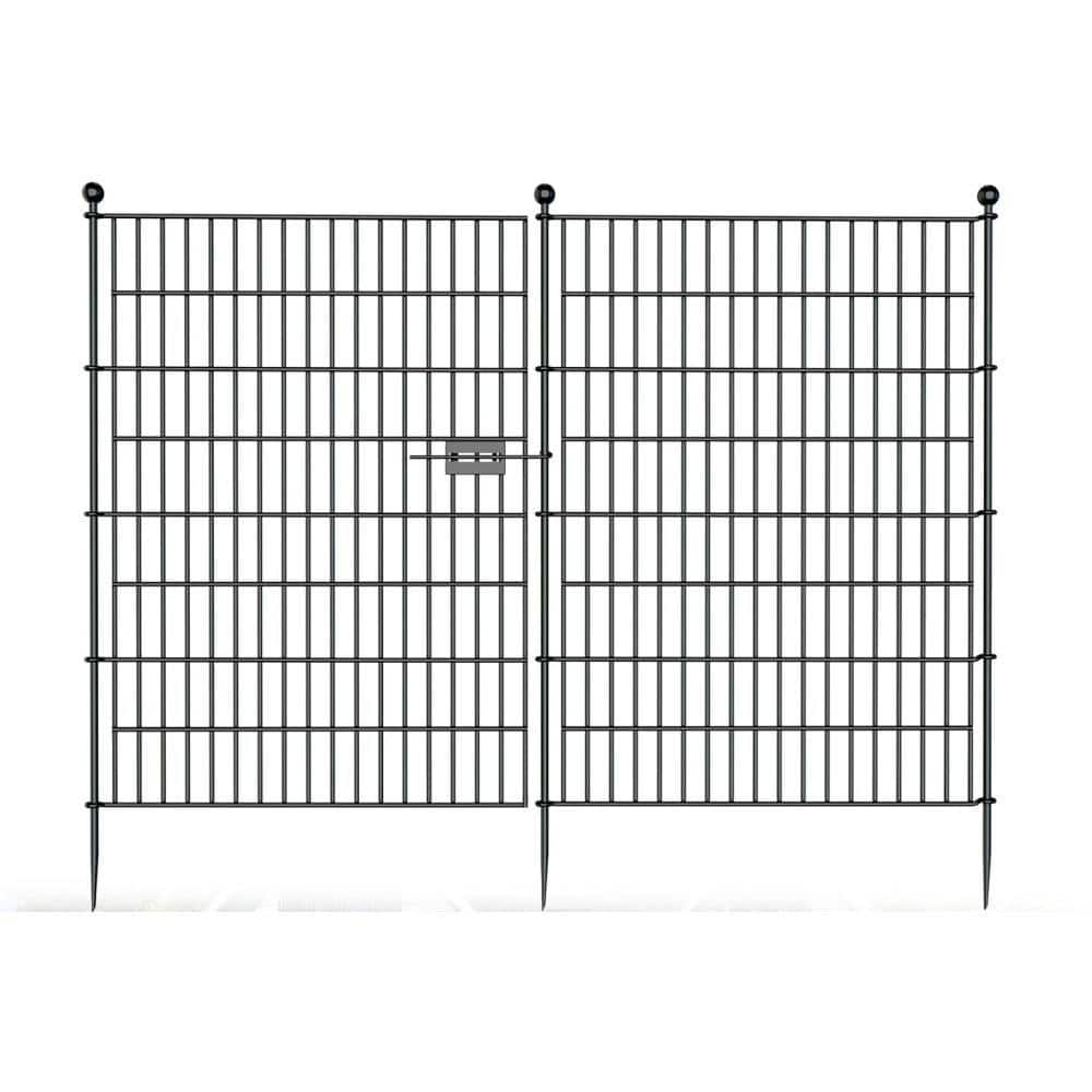 Justincity 40 in. (H) x 23.6 ft. (L)Outdoor Metal Decorative