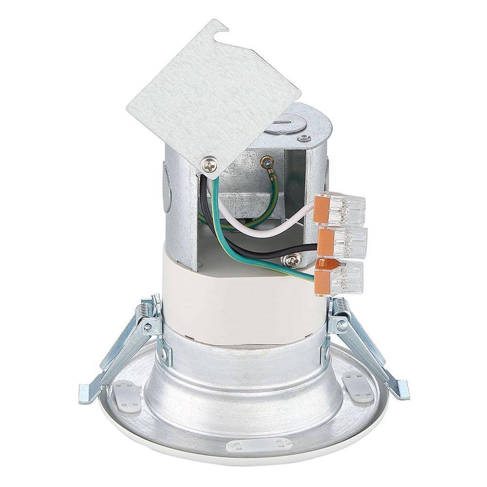 4'' White Aluminum LED Easy-Up Recessed Lighting Kit with Energy Star