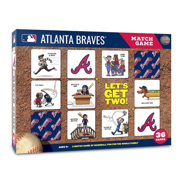 MLB Atlanta Braves Licensed Memory Match Game
