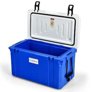 79 Quart Portable Cooler Ice Chest Leak-Proof 100 Cans Ice Box Camping