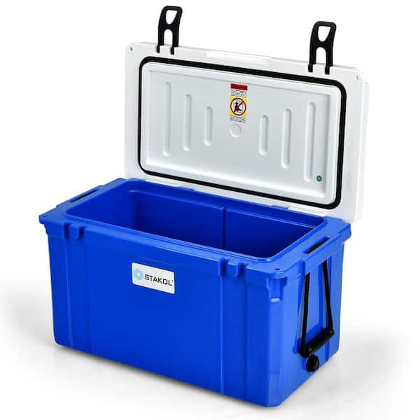Costway 79 Quart Portable Cooler Ice Chest Leak-Proof 100 Cans Ice