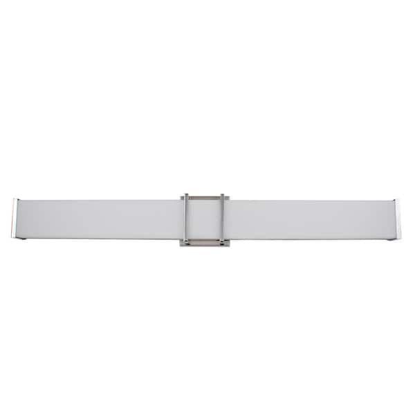 Eglo Tomero 35.24 in. Chrome Integrated LED Vanity Light Bar