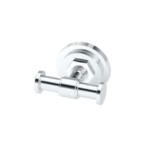 Lizzie Wall Mounted Knob Robe/Towel Hook in Chrome (1-Pack)