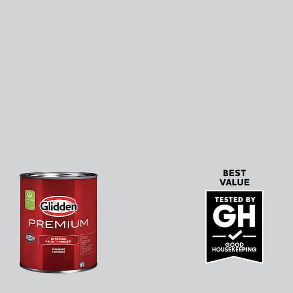 Glidden Premium 1 qt. PPG1011-2 Elemental Semi-Gloss Interior Latex Paint