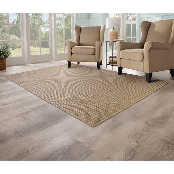 6 ft. x 9 ft. Beige/Brown Blocton Area Rug