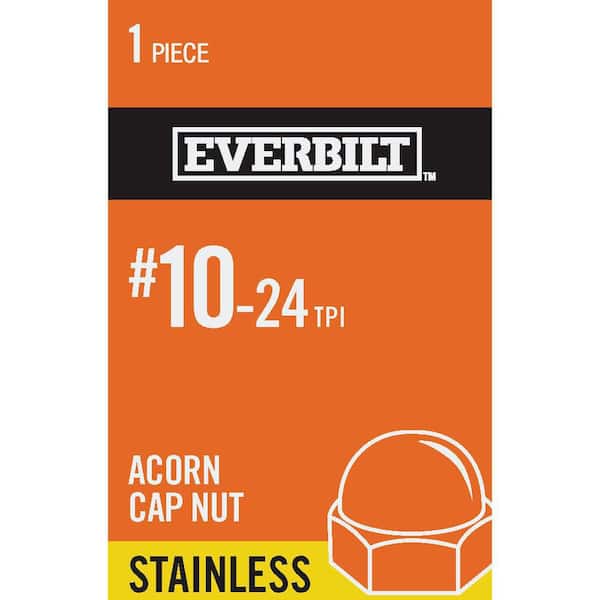 Everbilt #10-24 Stainless Steel Cap Nut