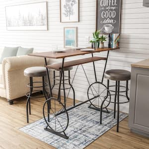 Cera Toasted Barnwood Counter Height Dining Table