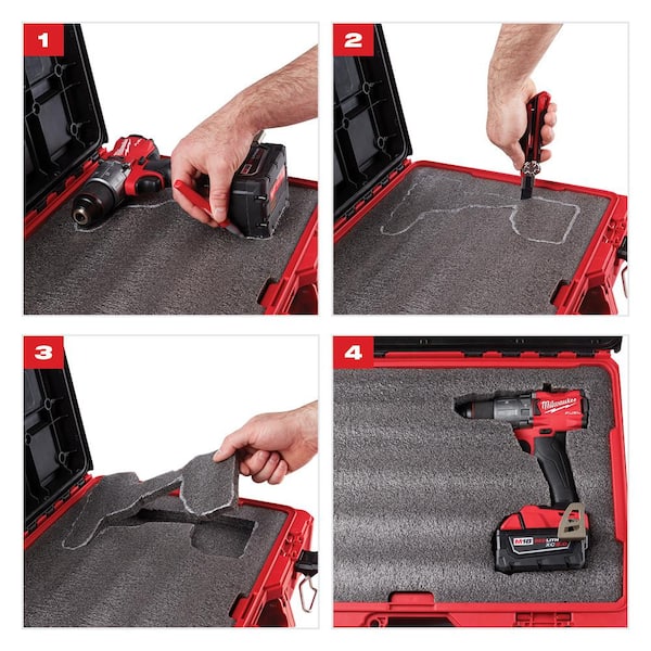 Milwaukee 48-22-8452 Customizable Foam Insert for PACKOUT Drawer Tool Boxes