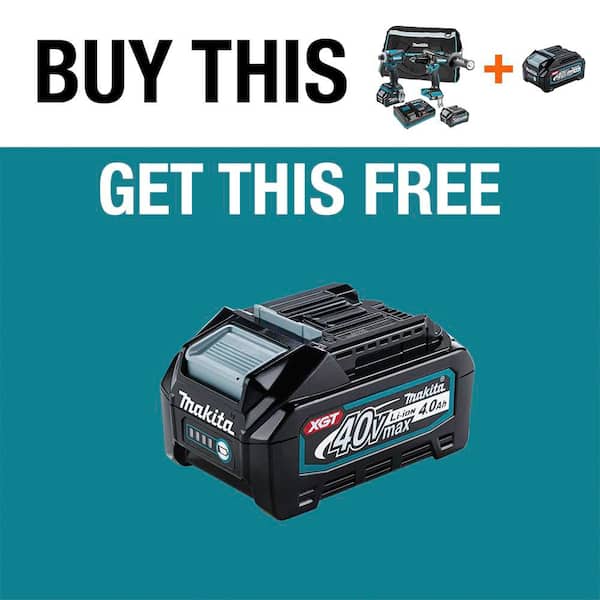 40V Max XGT Brushless Cordless 2-Pc. Combo Kit 2.5Ah with 40V Max XGT 4.0Ah Battery