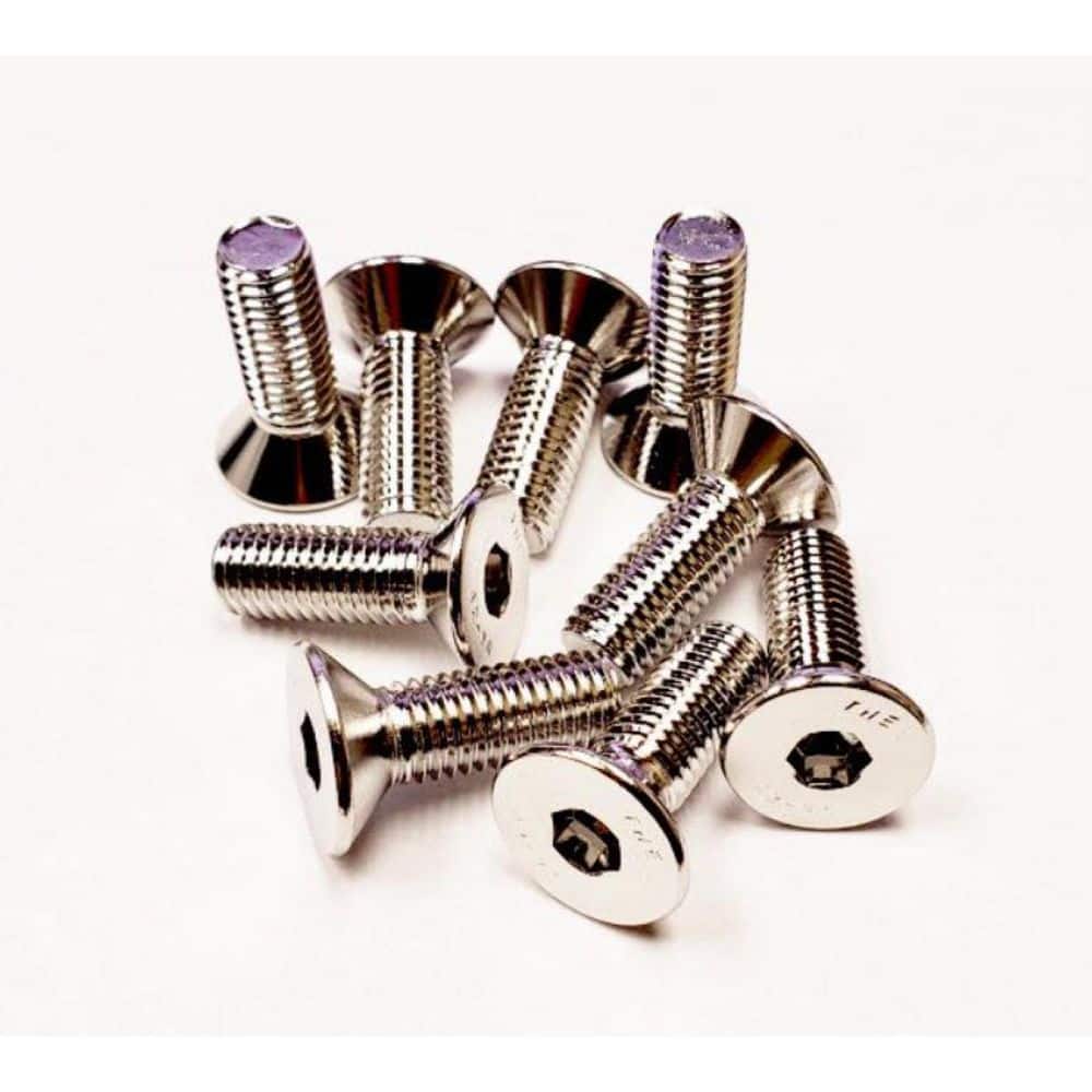"#8 x 1/4 in. Hex Flat Head Stainless Steel Socket Head Cap Screws Treated with NL-19 (50-Pack)" price history on PriceWatchPro