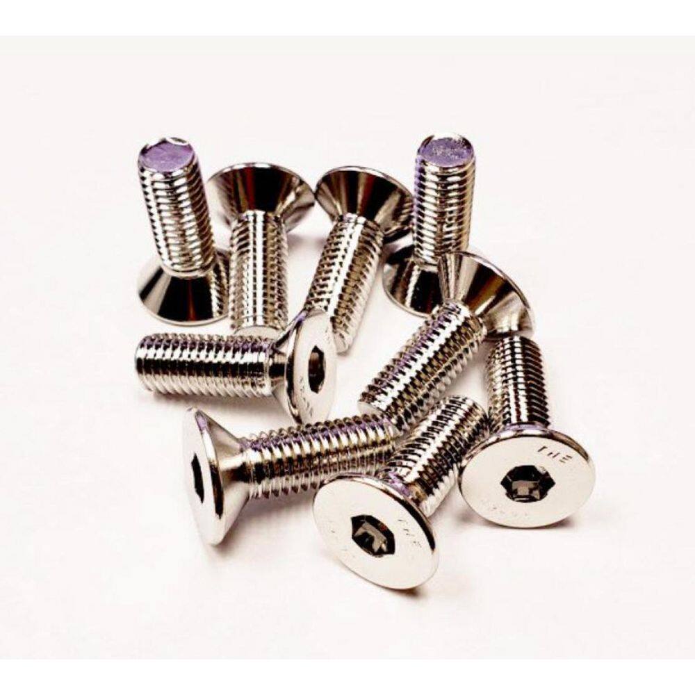 M4 x 20 mm Hex Flat Head Stainless Steel Socket Head Cap Screws Treated with NL-19 (50-Pack) price history on PriceWatchPro
