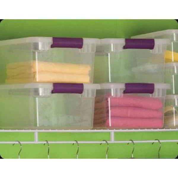 66 Qt. Latch Box Storage Container (12-Pack) and 15 Qt. Tote (12-Pack)