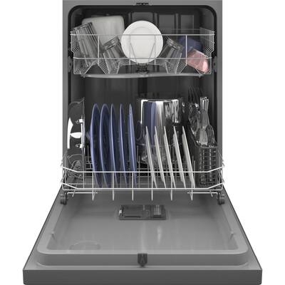 24 in. Stainless Steel Front Control Built-In Tall Tub Dishwasher with Steam Cleaning, Dry Boost, and 59 dBA